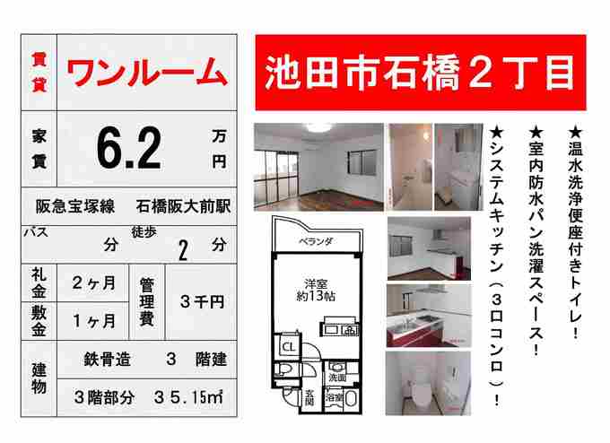 前R2ドムール石橋302写真礼金.jpg